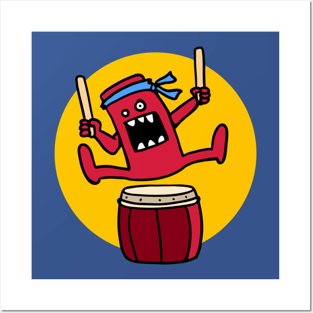 Taiko monster Wall Art by schlag.art